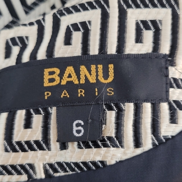 Banu Paris Vintage Sleeveless Cocktail Dress - Size 6 - Picture 9 of 12